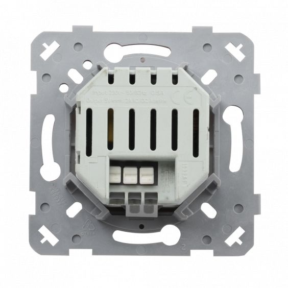 OHMTEC Epure Interrupteur automatique compatible Led anthracite 