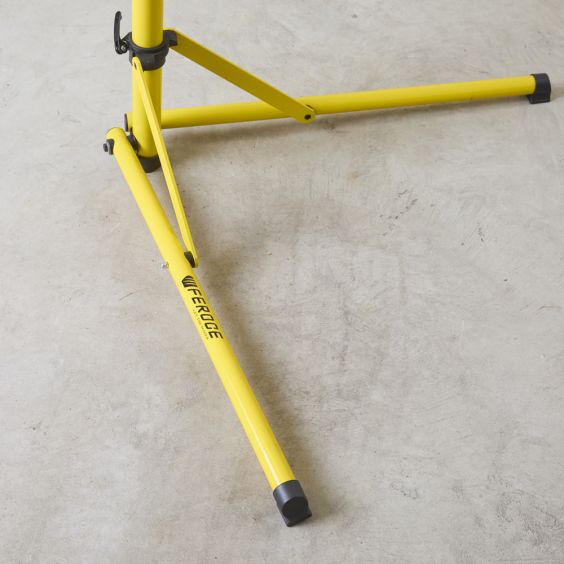 Pied d’atelier pliable pour vélo