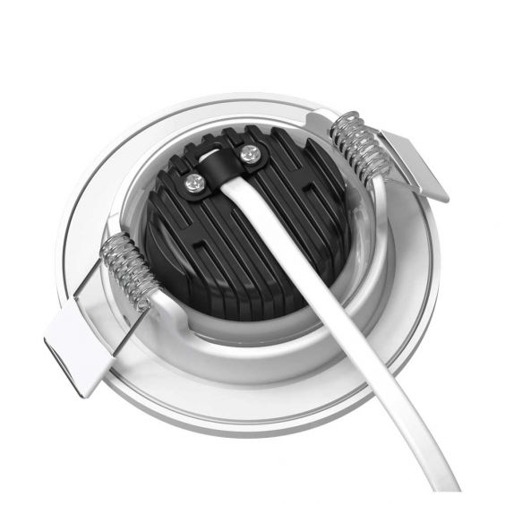Spot noir encastré orientable LED 6W RT 2012/RE2020