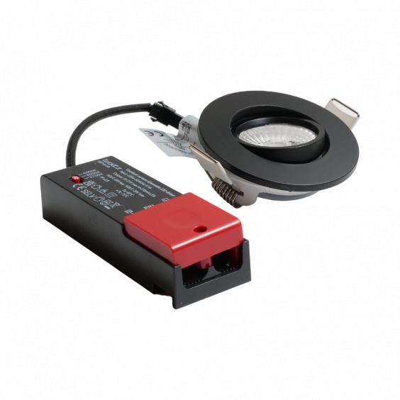 Spot noir encastré orientable LED 6W RT 2012/RE2020