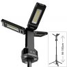 Projecteur de chantier LED rechargeable sur trépied 94/183cm 70W WOLTZ