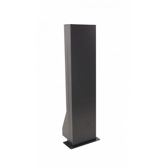 Suport de maintien pour borne métallique alu anthracite OHMTEC
