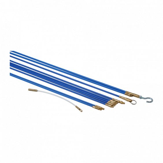 Set de 10 tiges tire câble en fibre de verre