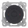 OHMTEC Epure Poussoir Sonnette + Carillon anthracite 