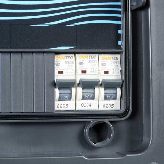 Coffret piscine pour filtration + éclairage + traitement de l'eau NALTO