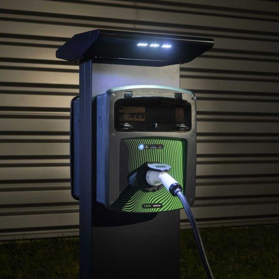 Coffret de recharge 7.4 kW avec contrôleur de charge et protection électrique OHMTEC