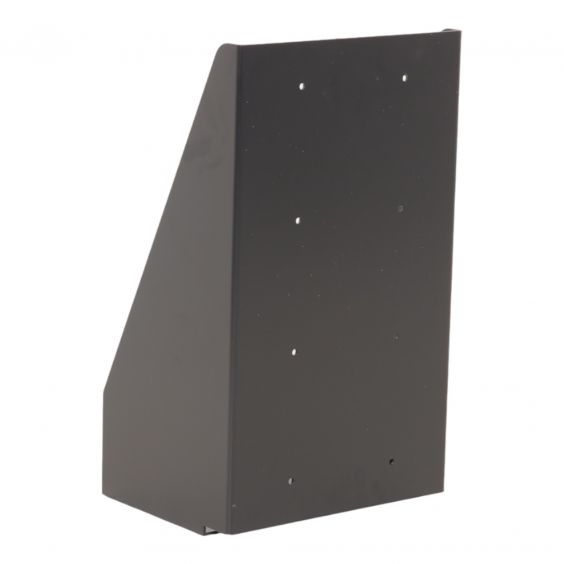 Suport de maintien pour borne métallique alu anthracite OHMTEC