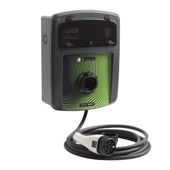 Coffret de recharge 3,7 kw avec controleur de charge et protection électrique + câble OHMTEC