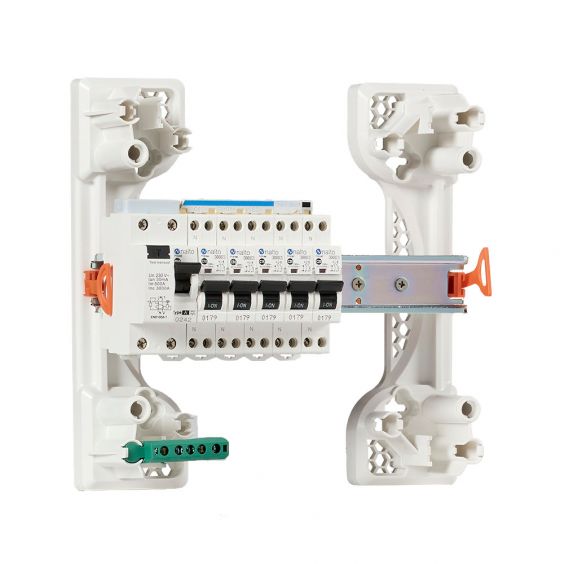 Tableau électrique équipé et câblé NF logement T1 neuf 1 différentiel 40A + 5 disjoncteurs NALTO
