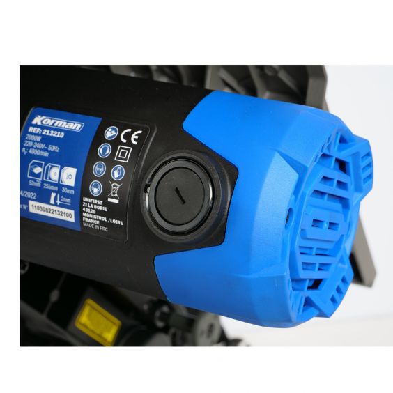 Scie à onglets avec table supérieure 2000W 255mm KORMAN