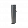 Potelet camping 80cm 2 prises 2P+T 16A et 1 robinet OHMTEC