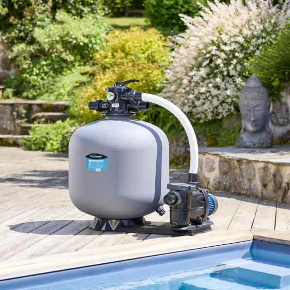 Pompe Filtration Piscine Hors Sol et Enterrée 900W 20m³/h Auto Amorçante STEINER