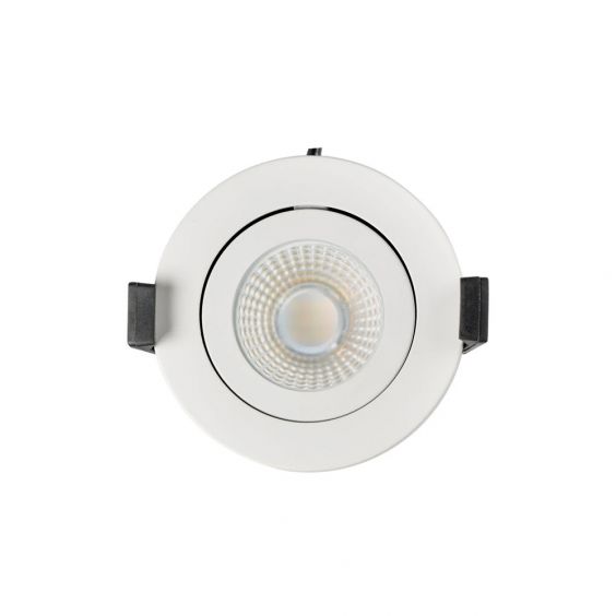 Spot encastrable orientable variable IP65 CCT RT2012 LED 6W Blanc WOLTZ