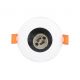 Spot encastrable fixe LED 10W max RT2012 rond blanc WOLTZ