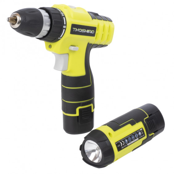 37€99 sur POWER TOOL - Visseuse perceuse à percussion sans fil avec