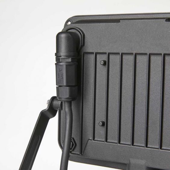 Projecteur LED extérieur à fixer 30W noir WOLTZ