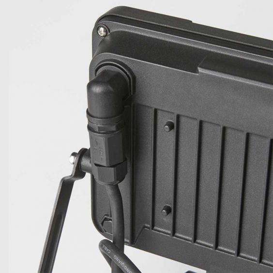Projecteur LED extérieur à fixer 50W noir WOLTZ