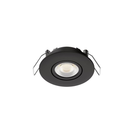 Spot noir encastré orientable LED 5W RT 2012/RE2020 WOLTZ