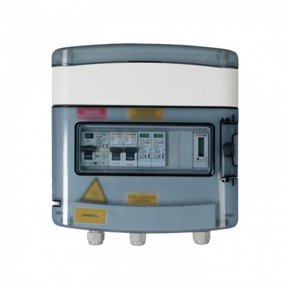 Coffret photovoltaique AC 6KW + compteur d'énergie