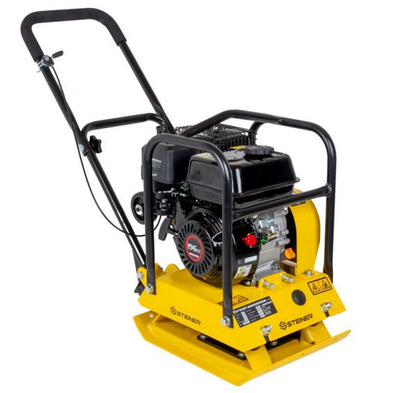 Plaque Vibrante de Compactage 15kN 196cc 450X350mm STEINER