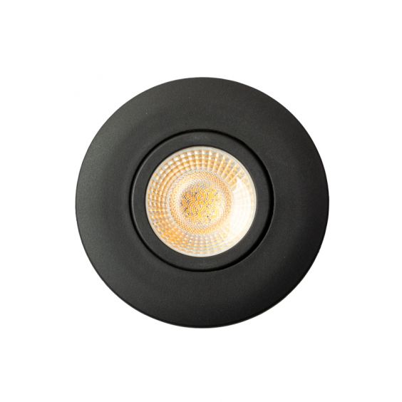 Spot noir encastré orientable LED 5W IP65 CCT RT2012/RE2020 WOLTZ
