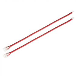Lot de 2 connecteurs d’alimentation à câbles pour Ruban Led COB 24V IP20 8mm réf 812580