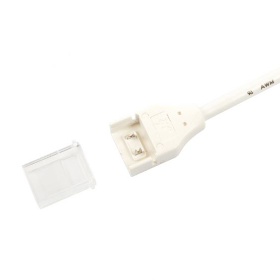Connecteur d’alimentation à câbles pour Ruban Led COB 24V IP65 10mm réf 812585