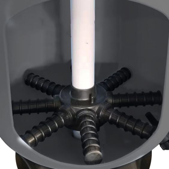 Groupe de filtration 2.2CV 27m³/h Ø710mm vanne Top 6 voies STEINER