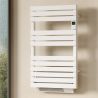 Sèche-serviette électrique 500W barres plates fil chauffant + soufflerie - ATENZA
