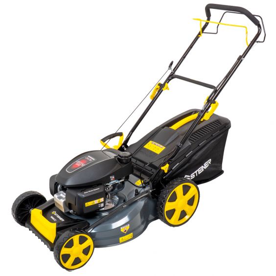 Tondeuse thermique tractée 4 en 1 mulching 51cm moteur HONDA 166 cm³ STEINER