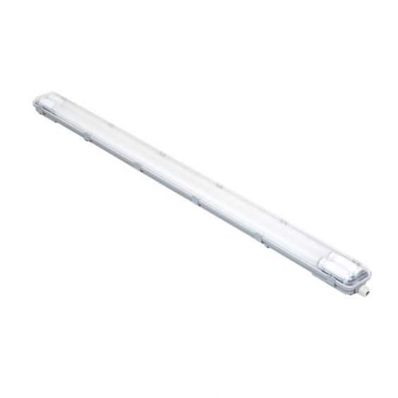Réglette étanche à tubes LED 2x18W CCT 125cm IP65 WOLTZ