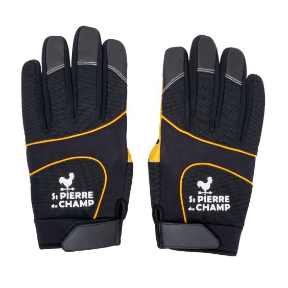 Gants de protection en cuir Taille M/8 SAINT PIERRE DU CHAMP