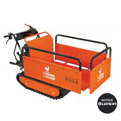 Brouette thermique essence 196cc, benne extensible, charge 500Kg ST PIERRE DU CHAMP