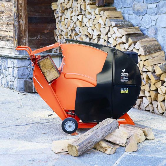 Scie à bûches thermique essence 389cc lame Ø700mm ST PIERRE DU CHAMP