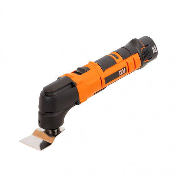 Outil multifonction sans fil 12V 1.5Ah Li-ion + 10 accessoires + batterie + chargeur + mallette