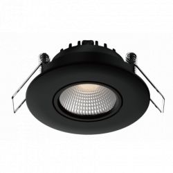Spot noir encastré orientable LED 5W/7W RT2012/RE2020 WOLTZ