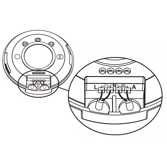 Détecteur de Mouvement Intérieur HF 360° WOLTZ