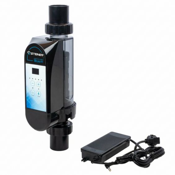 Electrolyseur au sel générateur de chlore 8g/h pour piscine Max 35mᵌ STEINER